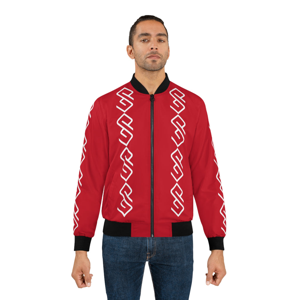 GYMPOLO Men's Bomber Jacket - Red