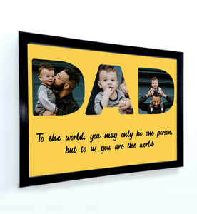 GYMPOLO Custom Dad Memory Canvas