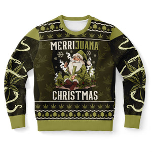 GYMPOLO Merrijuana Christmas Weed Sweatshirt