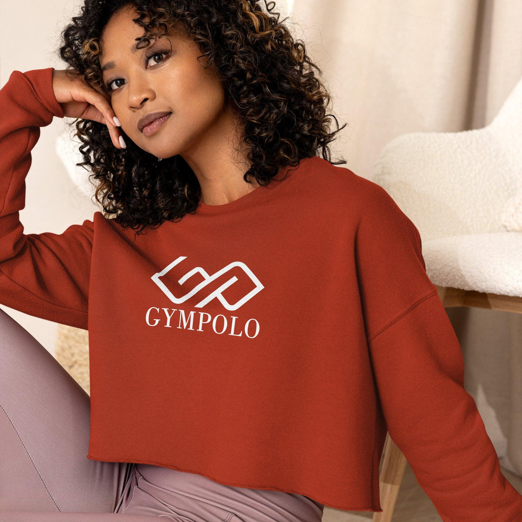 GYMPOLO Crop Sweatshirt-GYMPOLO.COM