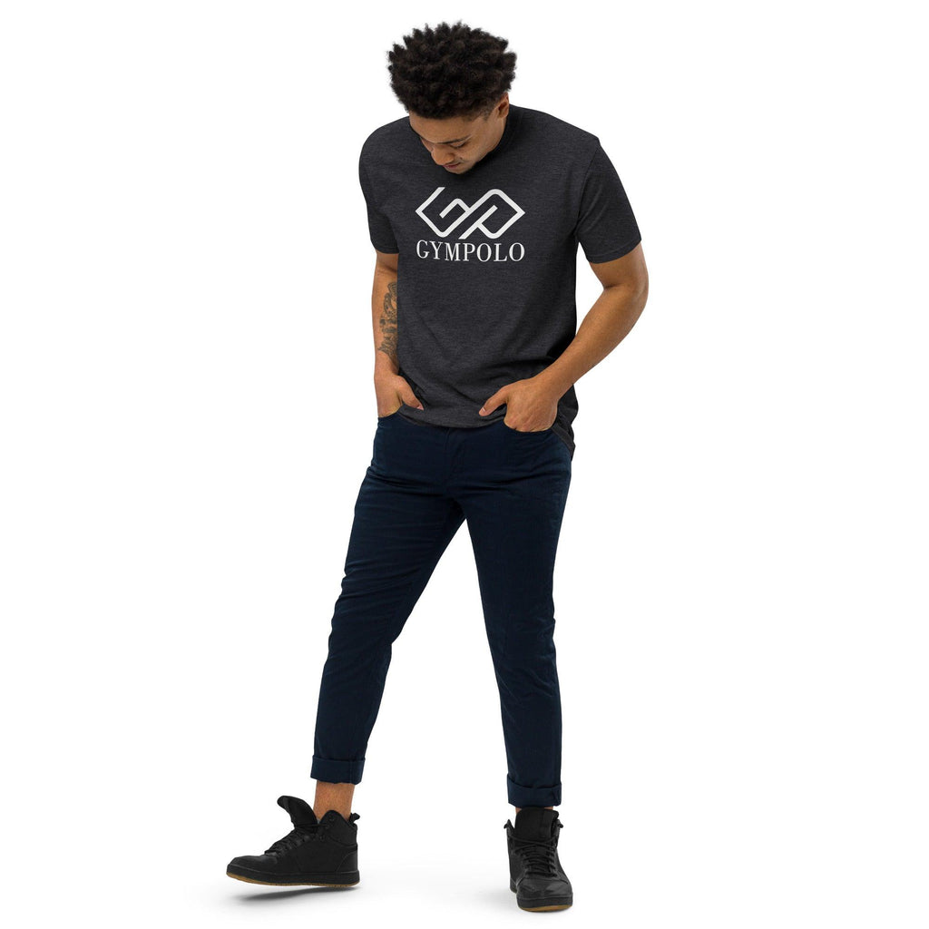 GYMPOLO Men’s premium heavyweight tee-GYMPOLO.COM