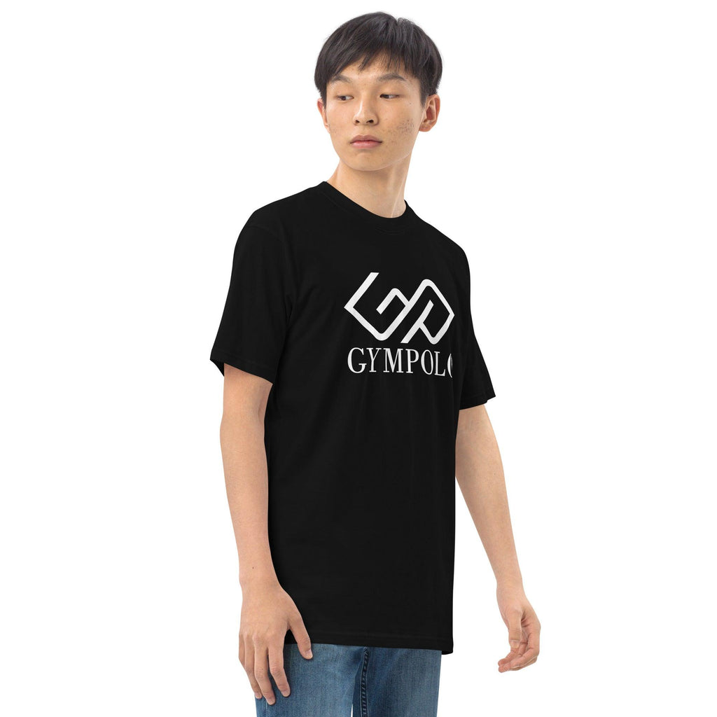 GYMPOLO Men’s premium heavyweight tee-GYMPOLO.COM