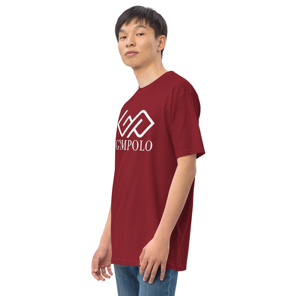 GYMPOLO Men’s premium heavyweight tee-GYMPOLO.COM