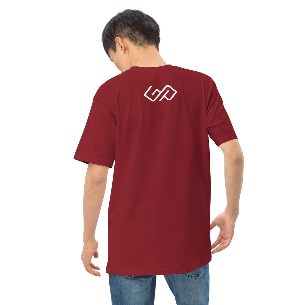 GYMPOLO Men’s premium heavyweight tee-GYMPOLO.COM