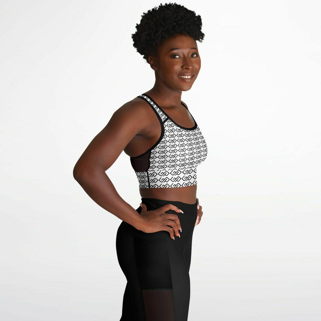 GYMPOLO Mesh Padded Sports Bra-GYMPOLO.COM