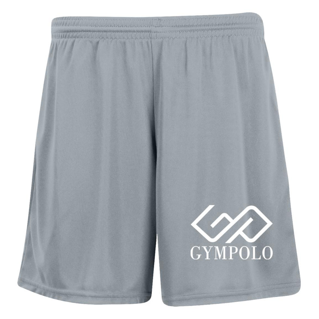 GYMPOLO-(PNG) 1423 Ladies' Moisture-Wicking 7 inch Inseam Training Shorts-GYMPOLO.COM