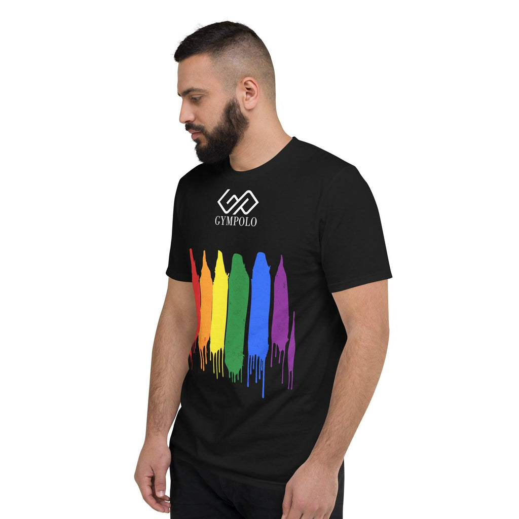 GYMPOLO RAINBOW Short-Sleeve T-Shirt-GYMPOLO.COM