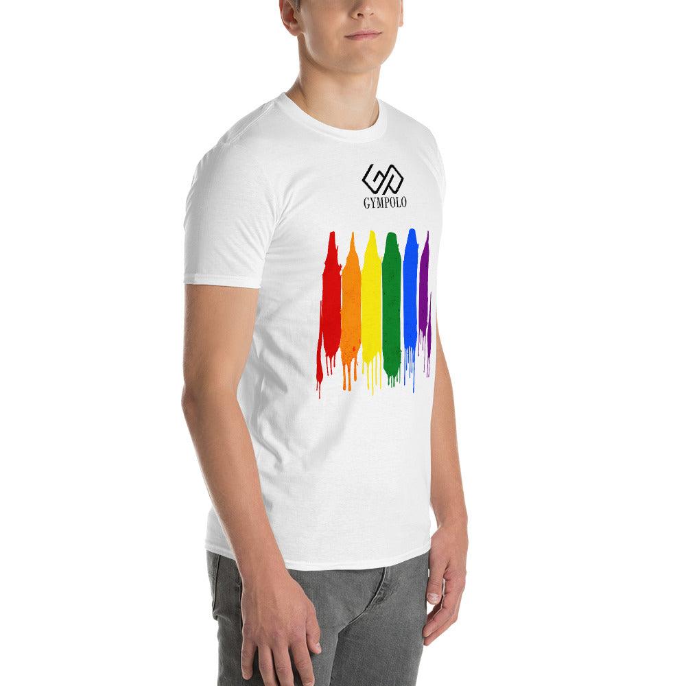 GYMPOLO RAINBOW Short-Sleeve T-Shirt-GYMPOLO.COM