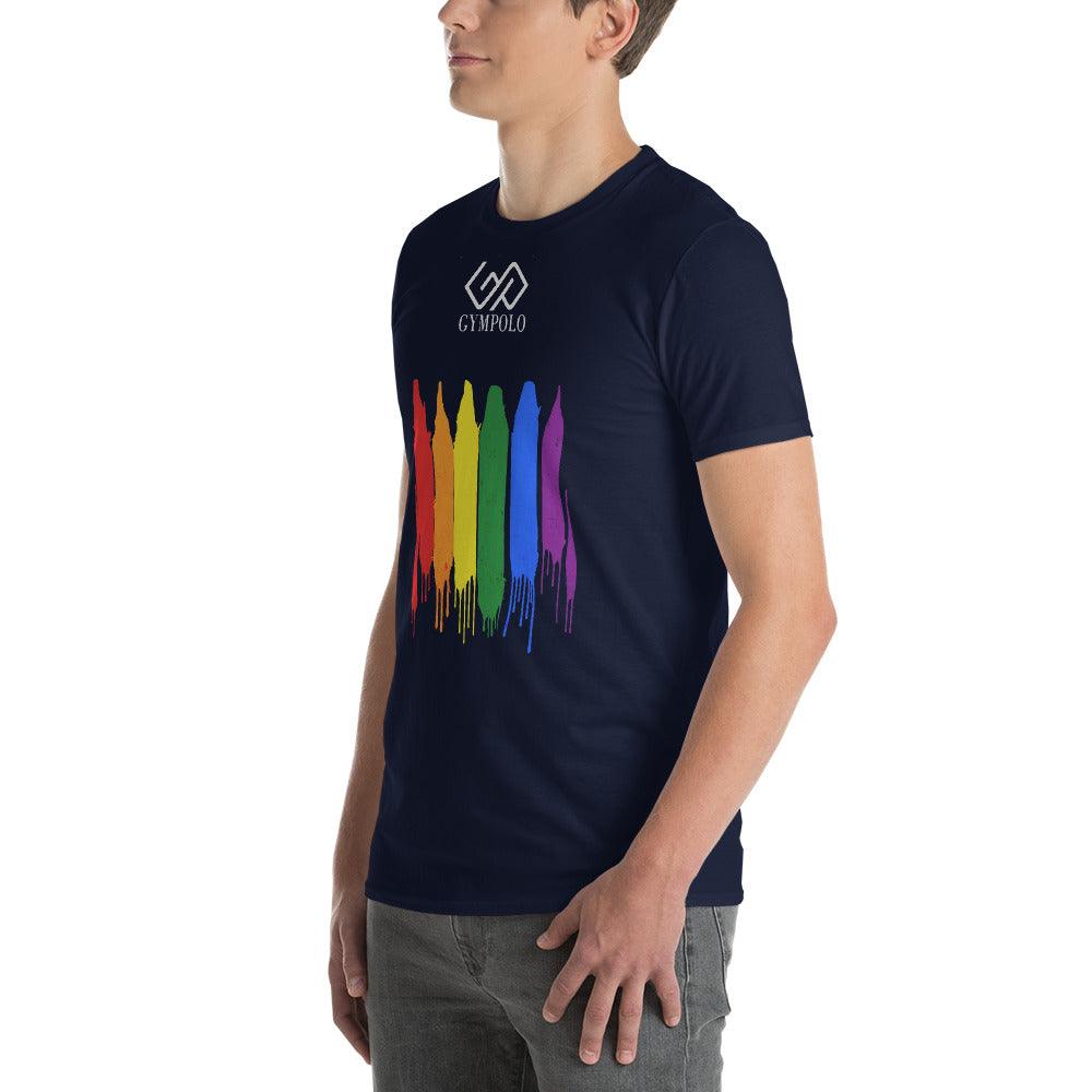 GYMPOLO RAINBOW Short-Sleeve T-Shirt-GYMPOLO.COM