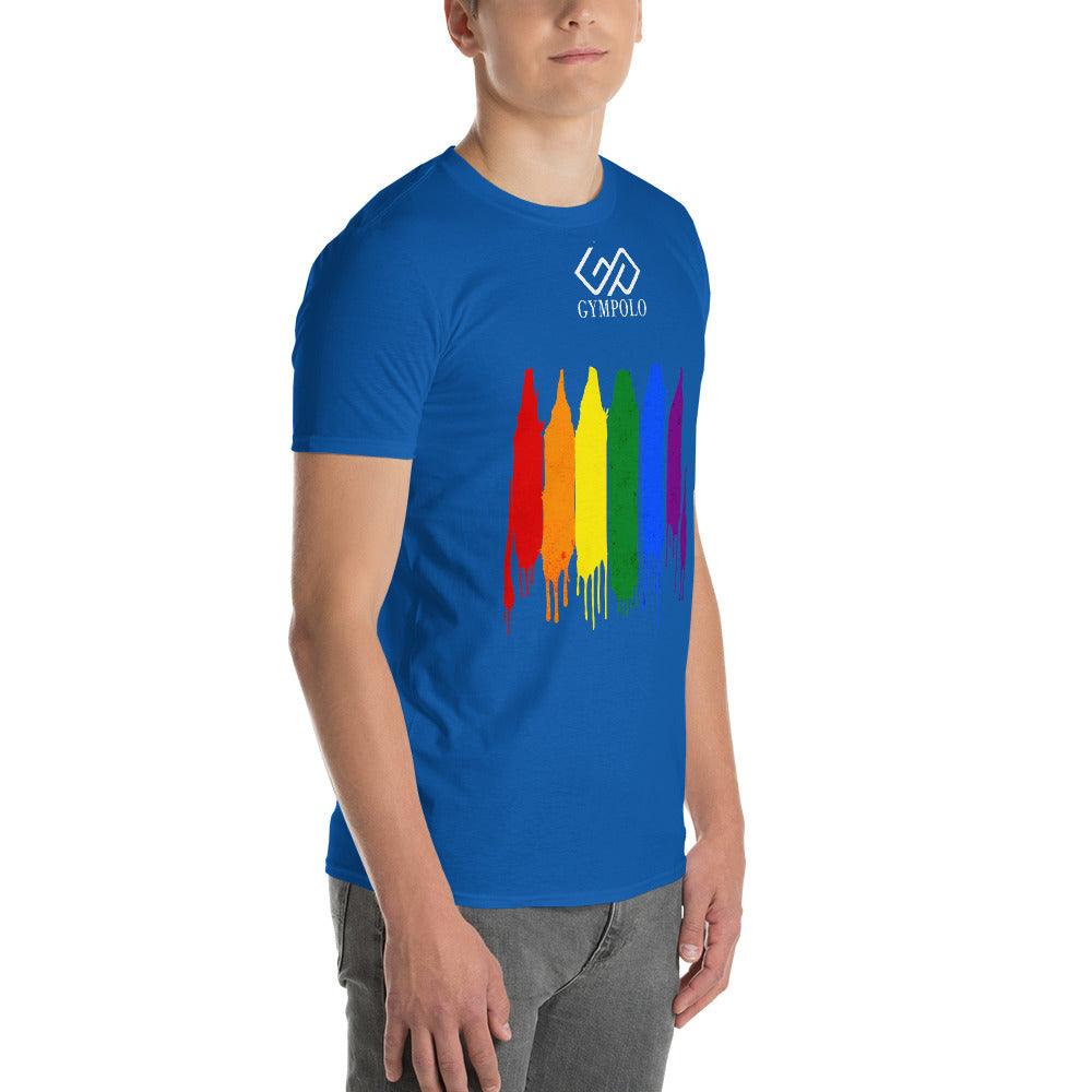 GYMPOLO RAINBOW Short-Sleeve T-Shirt-GYMPOLO.COM