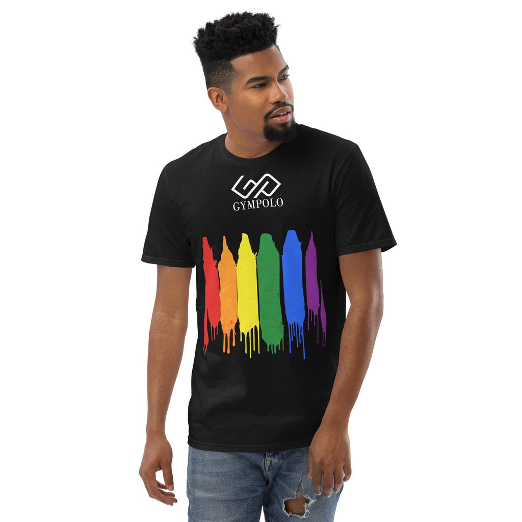 GYMPOLO RAINBOW Short-Sleeve T-Shirt-GYMPOLO.COM