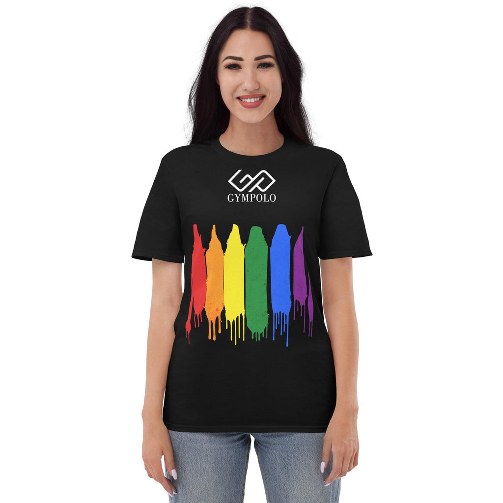 GYMPOLO RAINBOW Short-Sleeve T-Shirt-GYMPOLO.COM