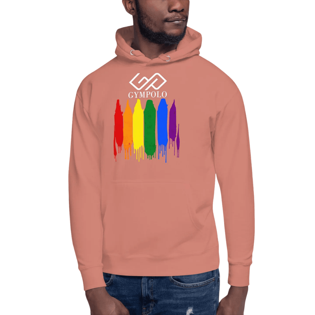 GYMPOLO RAINBOW Unisex Hoodie-GYMPOLO.COM