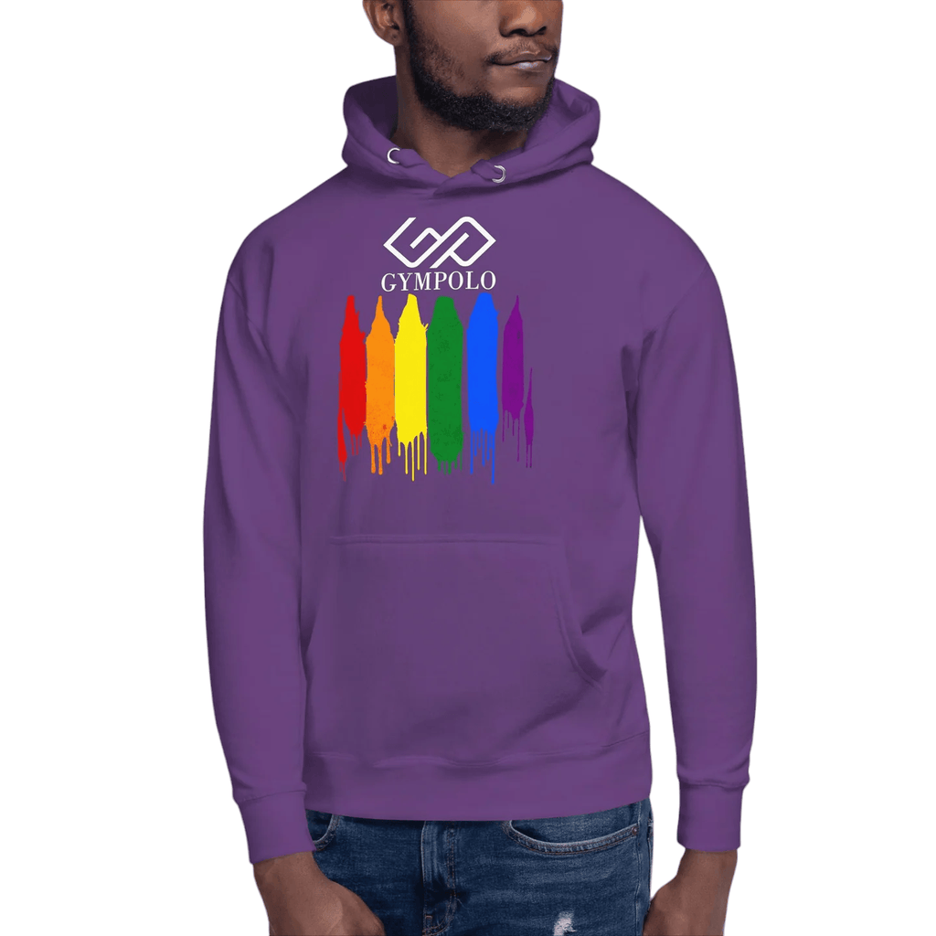 GYMPOLO RAINBOW Unisex Hoodie-GYMPOLO.COM