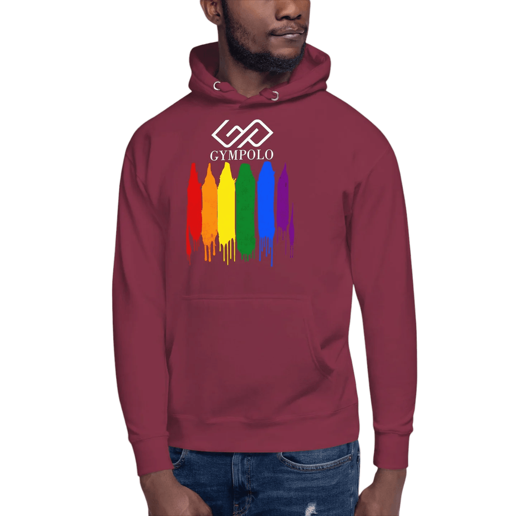 GYMPOLO RAINBOW Unisex Hoodie-GYMPOLO.COM