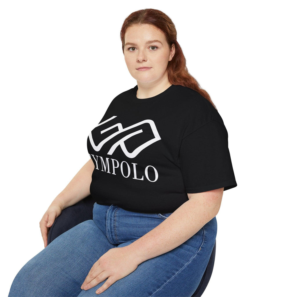 GYMPOLO Unisex Ultra Cotton Tee - Black Color-GYMPOLO.COM