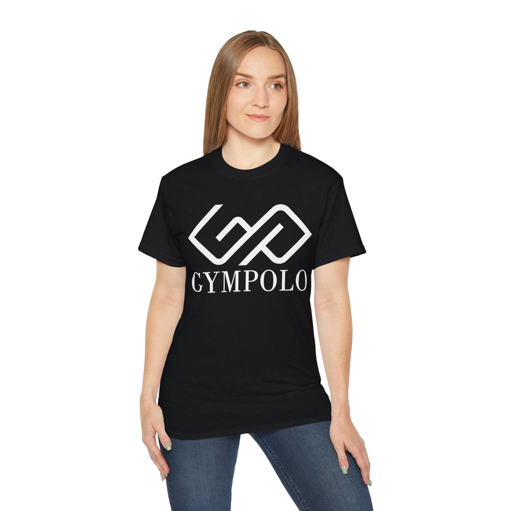 GYMPOLO Unisex Ultra Cotton Tee - Black  Color