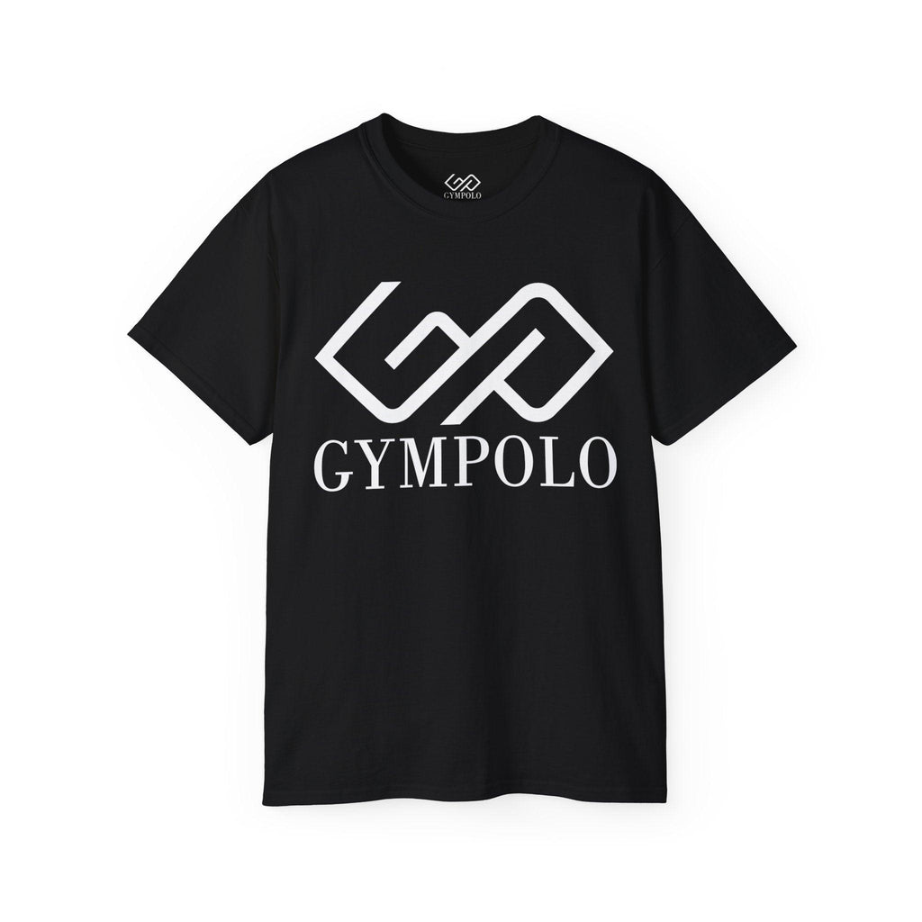 GYMPOLO Unisex Ultra Cotton Tee - Black Color-GYMPOLO.COM