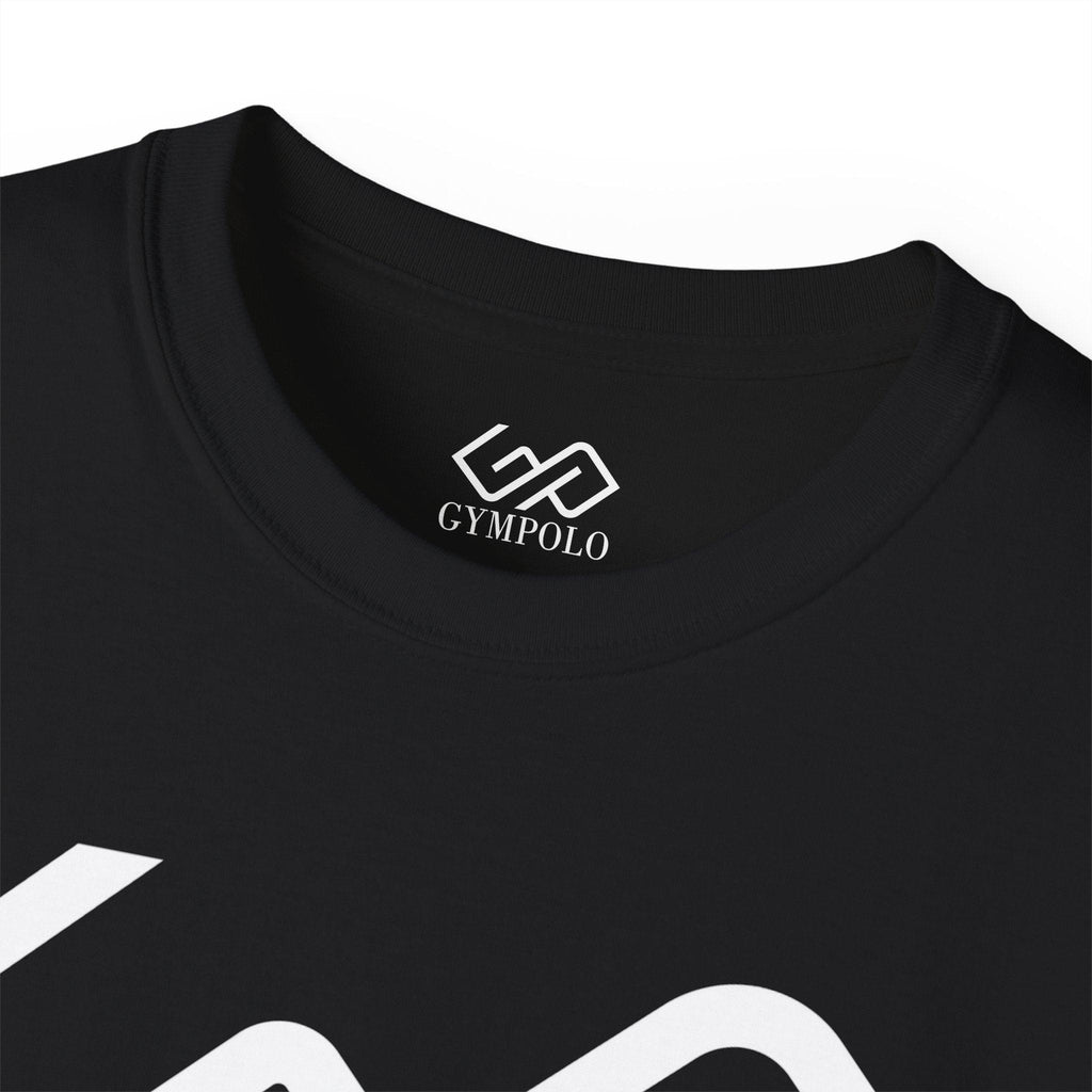 GYMPOLO Unisex Ultra Cotton Tee - Black Color-GYMPOLO.COM