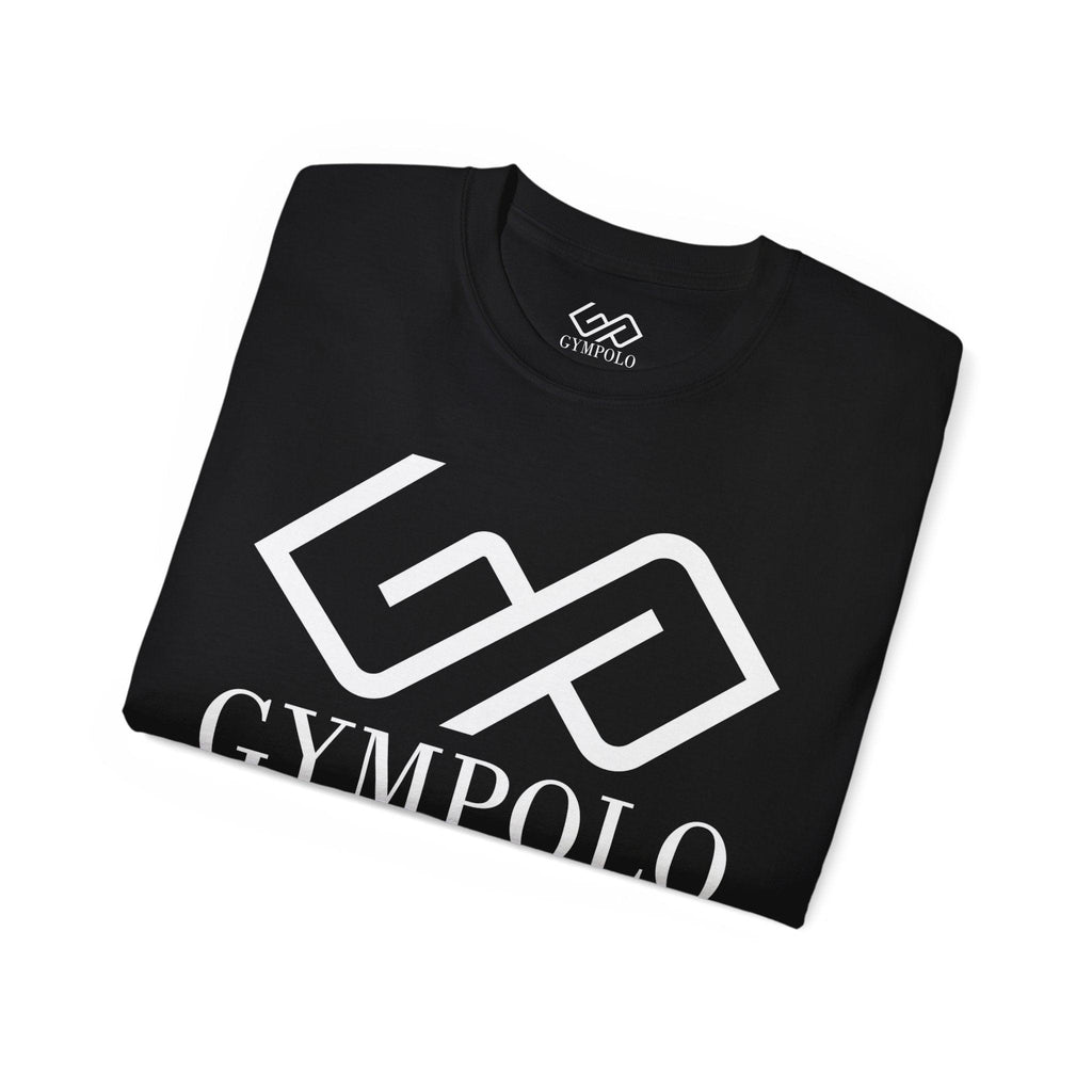 GYMPOLO Unisex Ultra Cotton Tee - Black Color-GYMPOLO.COM