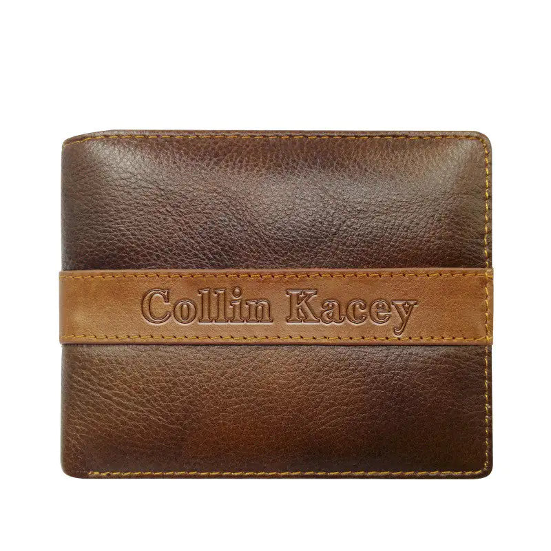 Men's Cowhide Wallet-GYMPOLO.COM