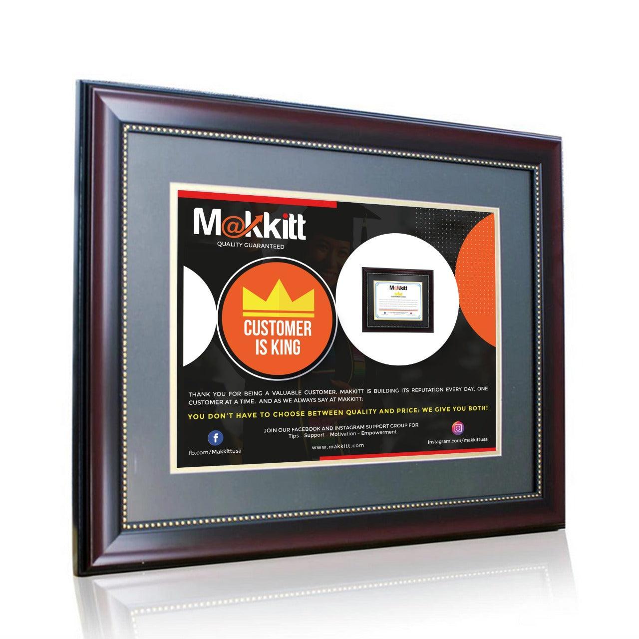 MAKKITT DIPLOMA FRAMES