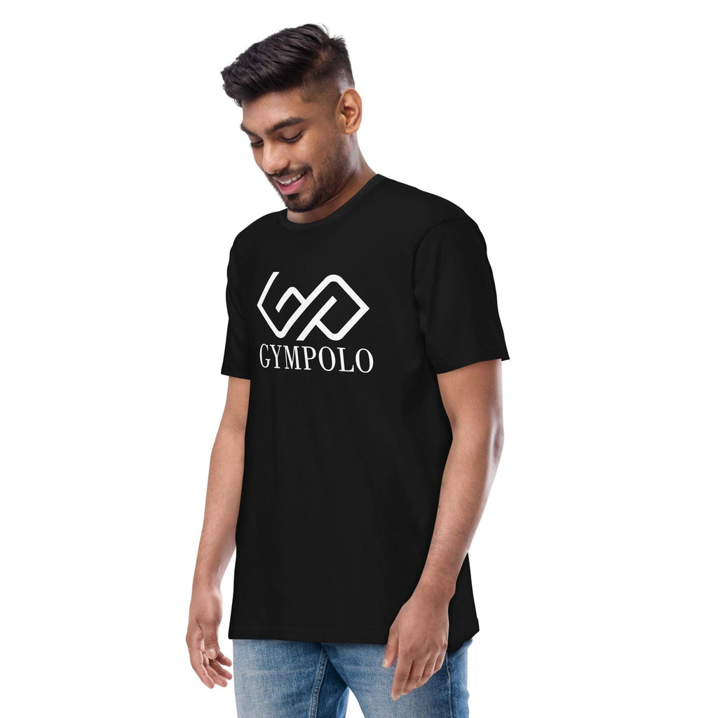 GYMPOLO Men’s premium heavyweight tee-GYMPOLO.COM