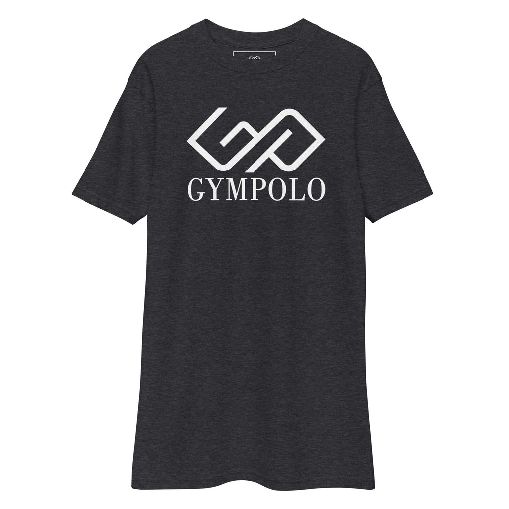 GYMPOLO Men’s premium heavyweight tee-GYMPOLO.COM