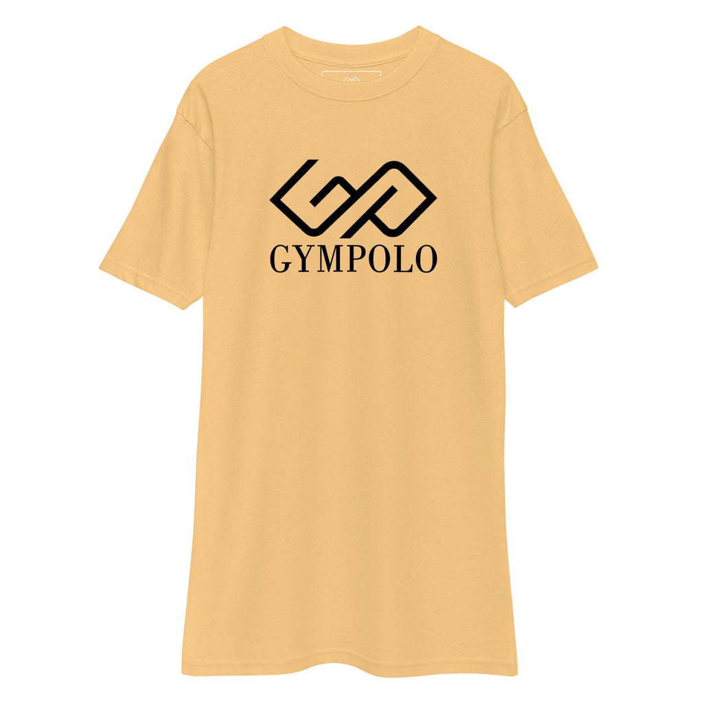 GYMPOLO Men’s premium heavyweight tee-GYMPOLO.COM