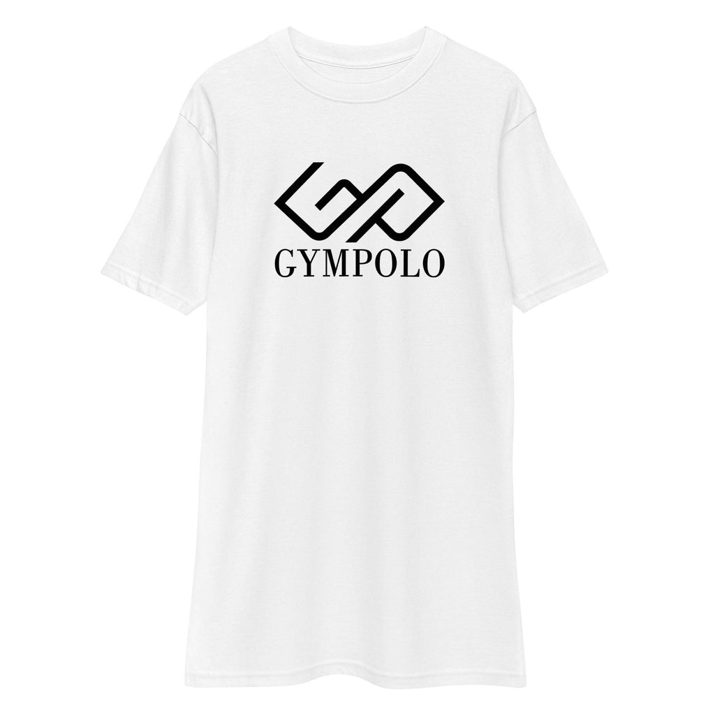 GYMPOLO Men’s premium heavyweight tee-GYMPOLO.COM