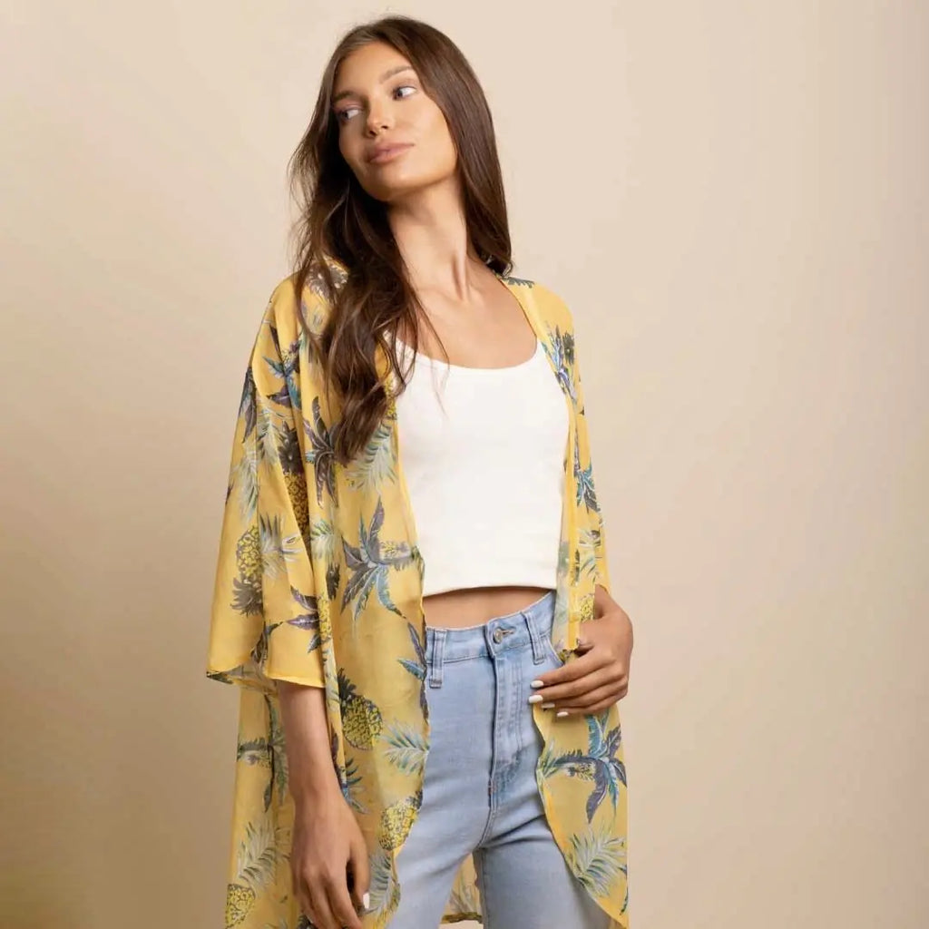 Tropical Kimono-GYMPOLO.COM