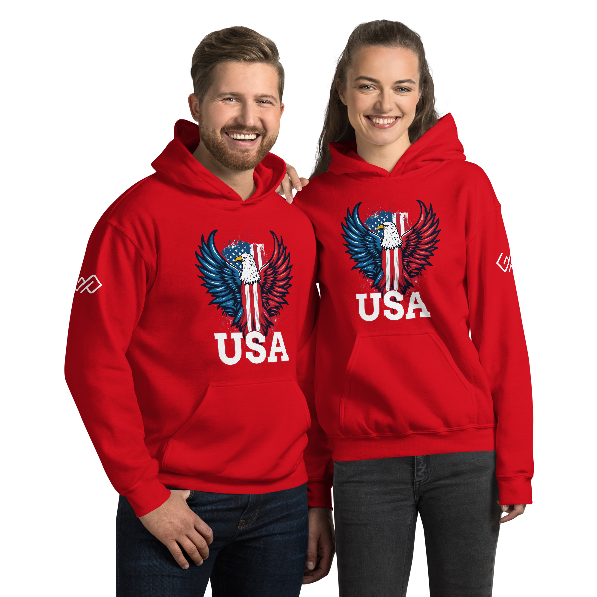 GYMPOLO Unisex USA Hoodie