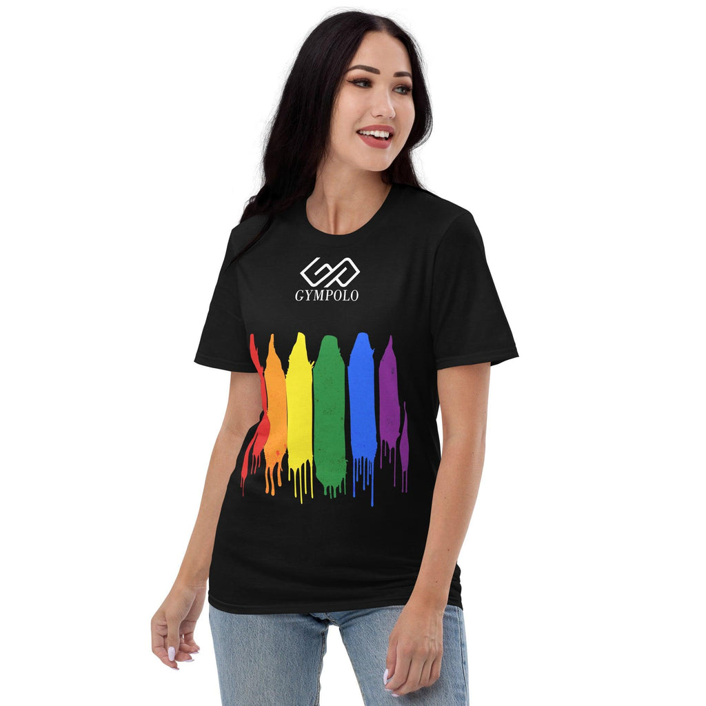 GYMPOLO RAINBOW Short-Sleeve T-Shirt-GYMPOLO.COM