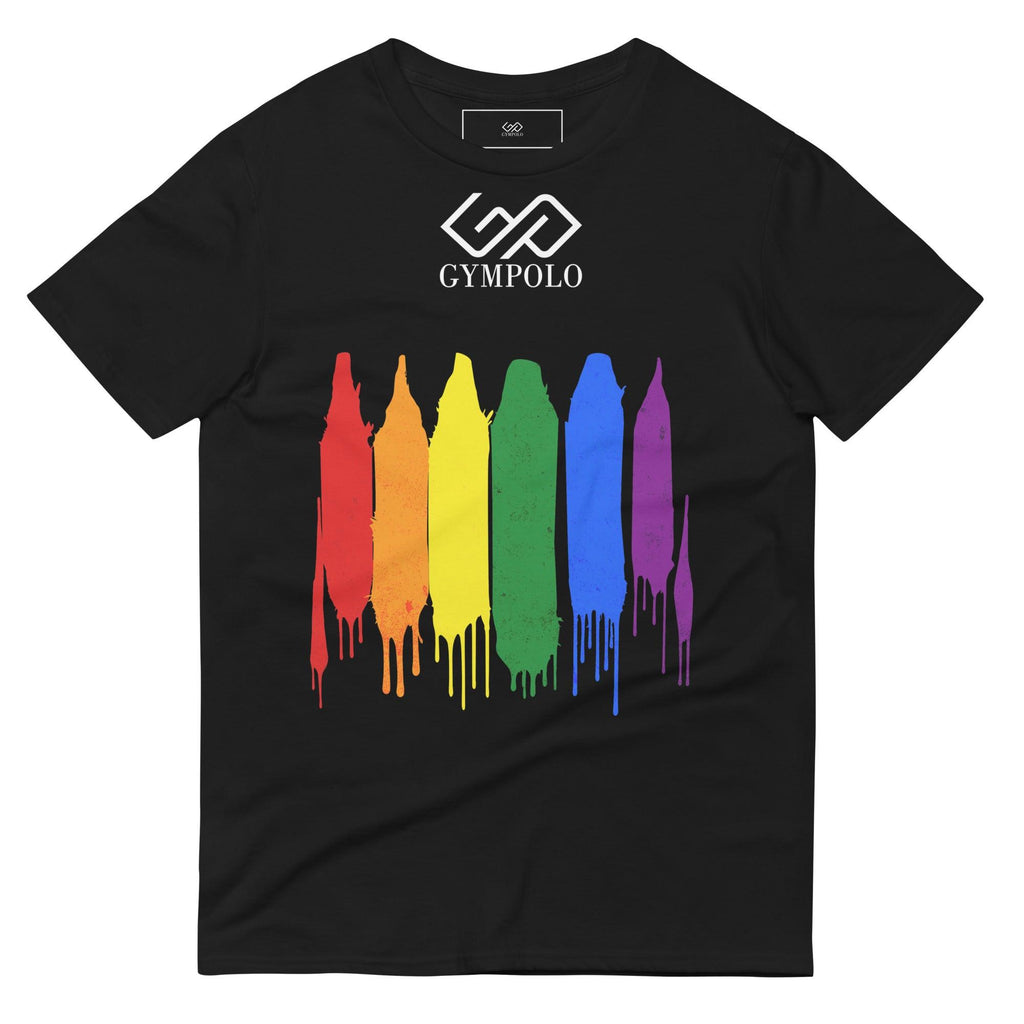 GYMPOLO RAINBOW Short-Sleeve T-Shirt-GYMPOLO.COM