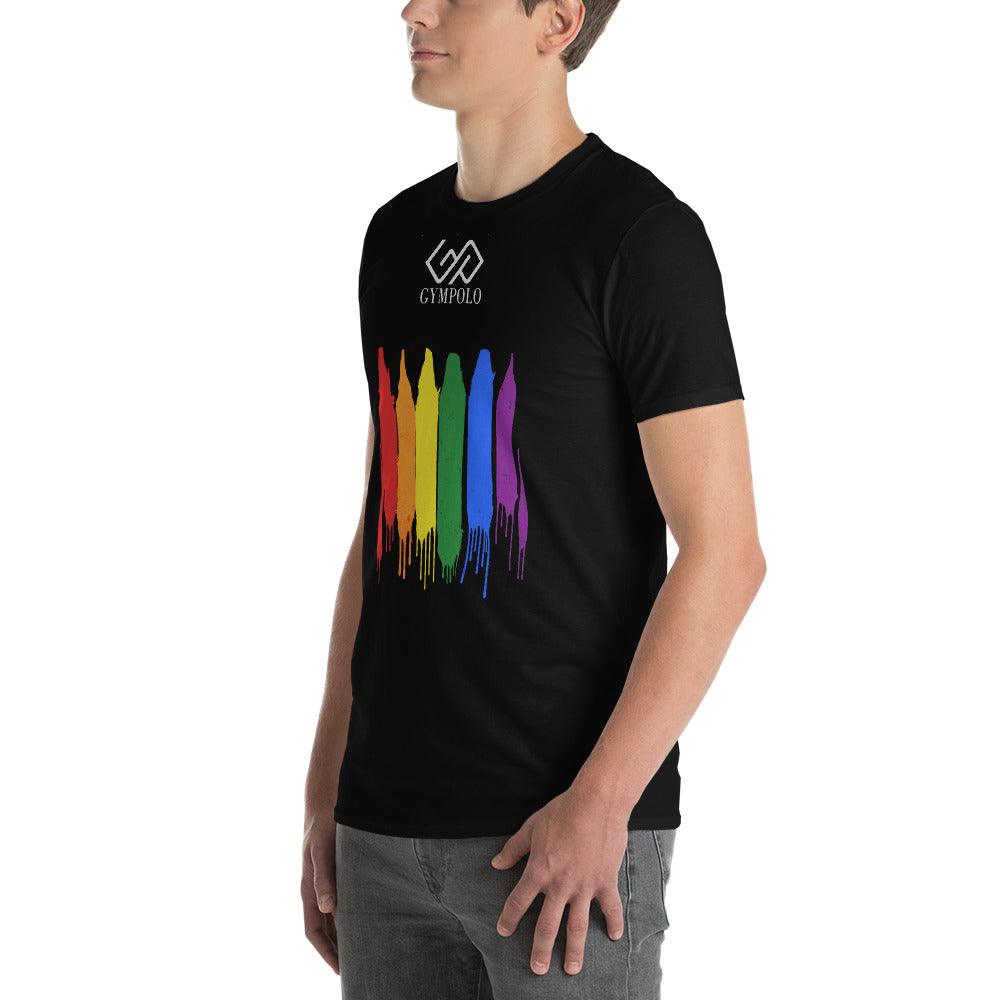 GYMPOLO RAINBOW Short-Sleeve T-Shirt-GYMPOLO.COM