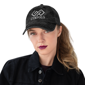 GYMPOLO Vintage Cotton Unisex Twill Cap