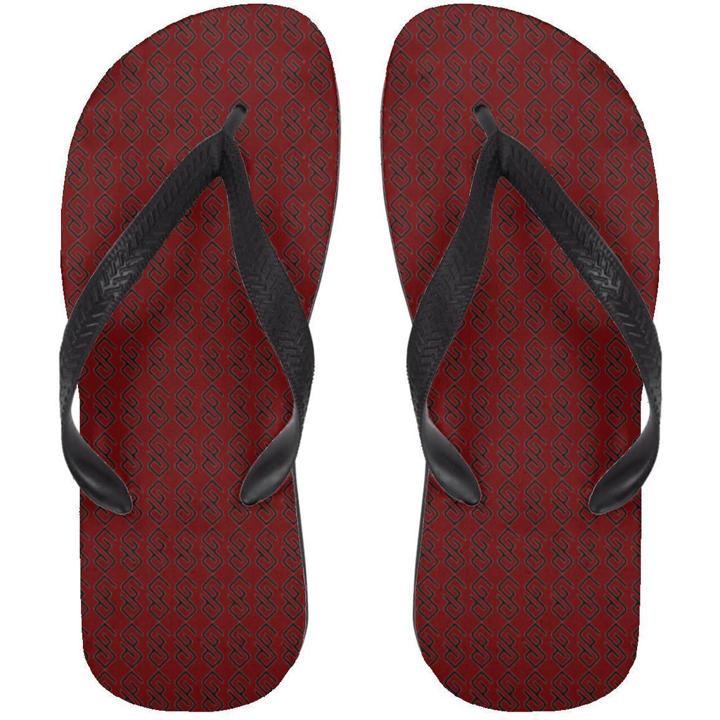 WHITE BACKGROUND LETTER BLACK COLOR( CODE #000000) copy 72033 Adult Flip Flops-GYMPOLO.COM