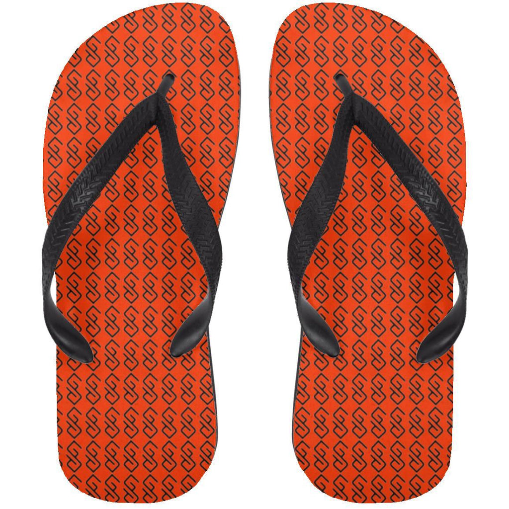 WHITE BACKGROUND LETTER BLACK COLOR( CODE #000000) copy 72033 Adult Flip Flops-GYMPOLO.COM