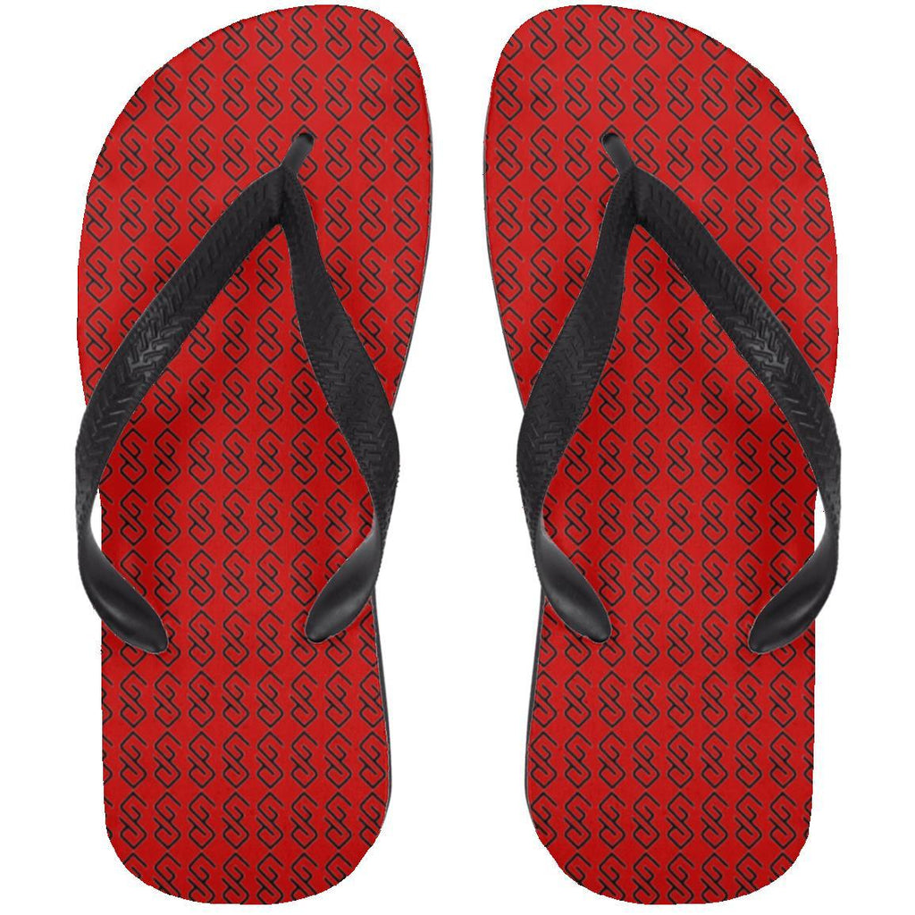 WHITE BACKGROUND LETTER BLACK COLOR( CODE #000000) copy 72033 Adult Flip Flops-GYMPOLO.COM