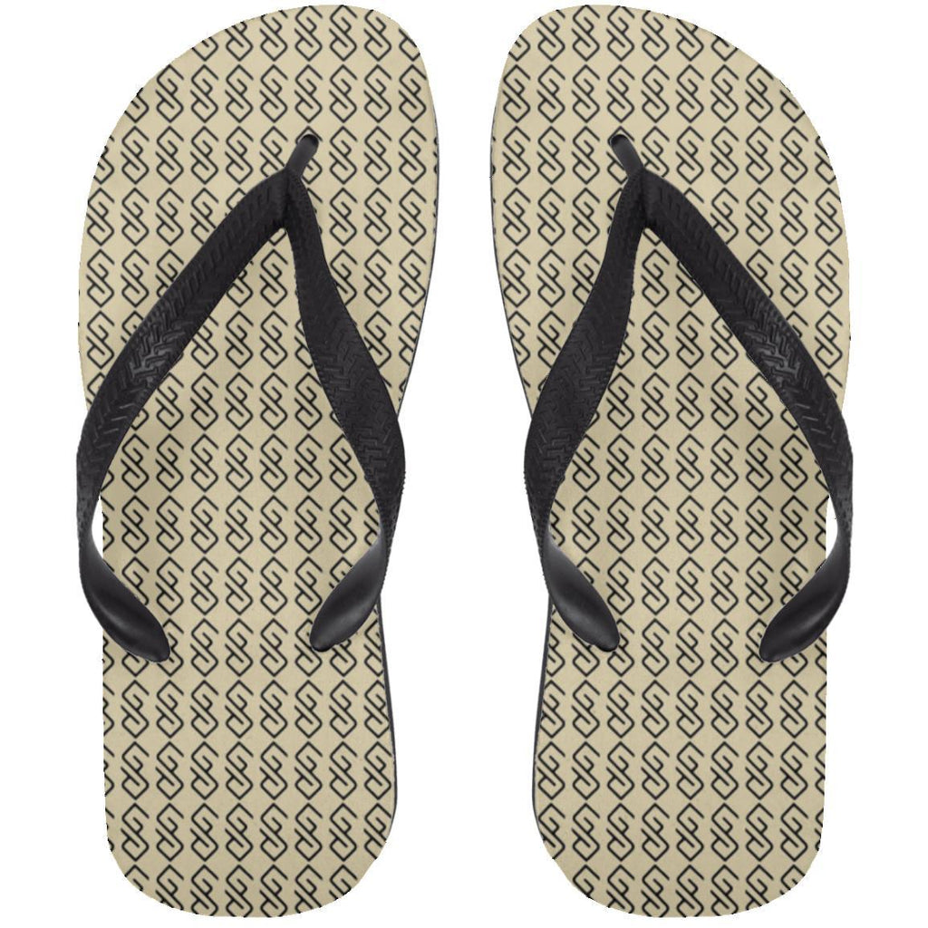 WHITE BACKGROUND LETTER BLACK COLOR( CODE #000000) copy 72033 Adult Flip Flops-GYMPOLO.COM