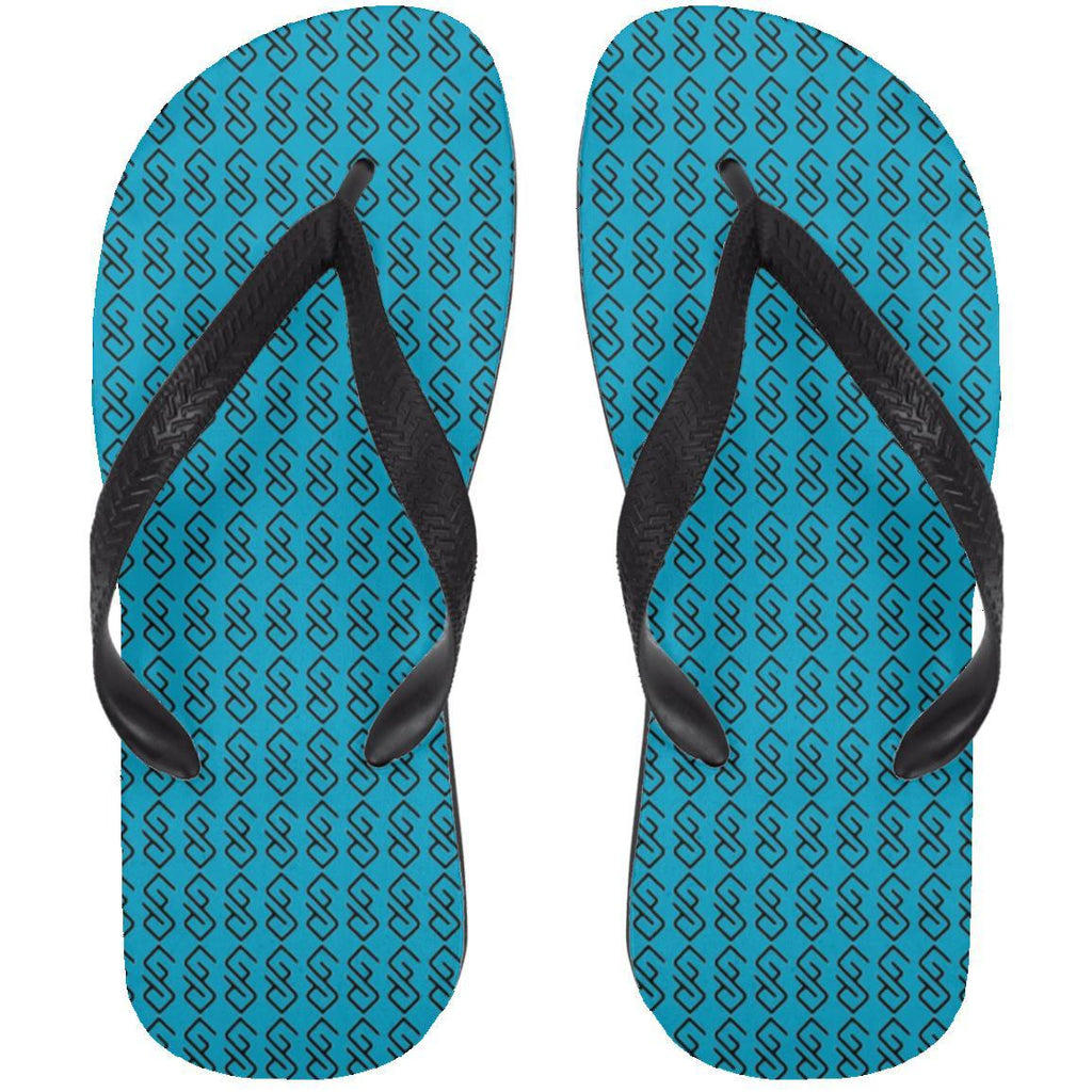 WHITE BACKGROUND LETTER BLACK COLOR( CODE #000000) copy 72033 Adult Flip Flops-GYMPOLO.COM