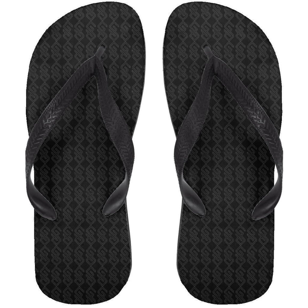 WHITE BACKGROUND LETTER BLACK COLOR( CODE #000000) copy 72033 Adult Flip Flops-GYMPOLO.COM