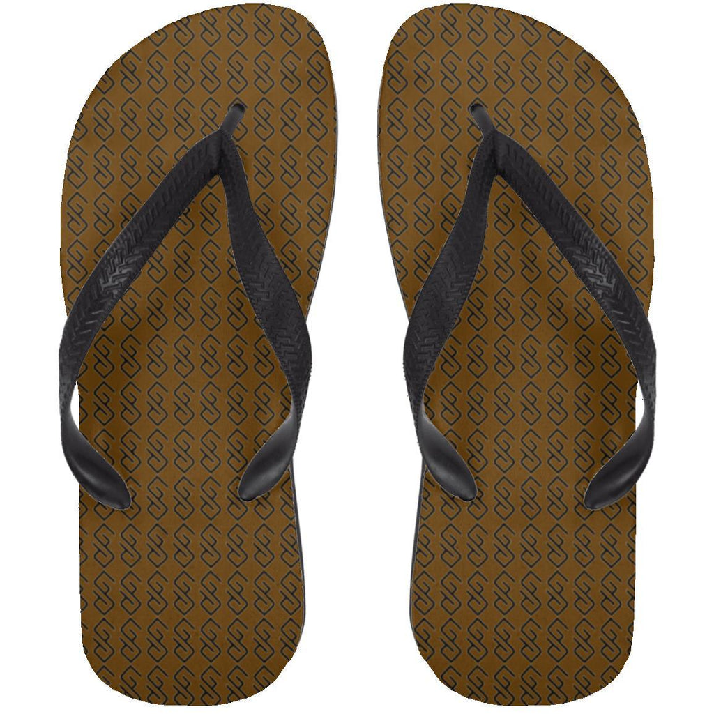 WHITE BACKGROUND LETTER BLACK COLOR( CODE #000000) copy 72033 Adult Flip Flops-GYMPOLO.COM