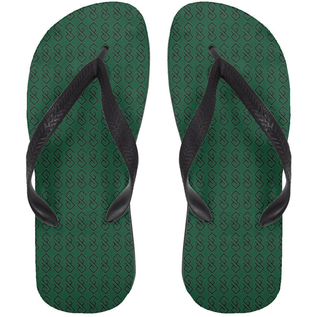 WHITE BACKGROUND LETTER BLACK COLOR( CODE #000000) copy 72033 Adult Flip Flops-GYMPOLO.COM