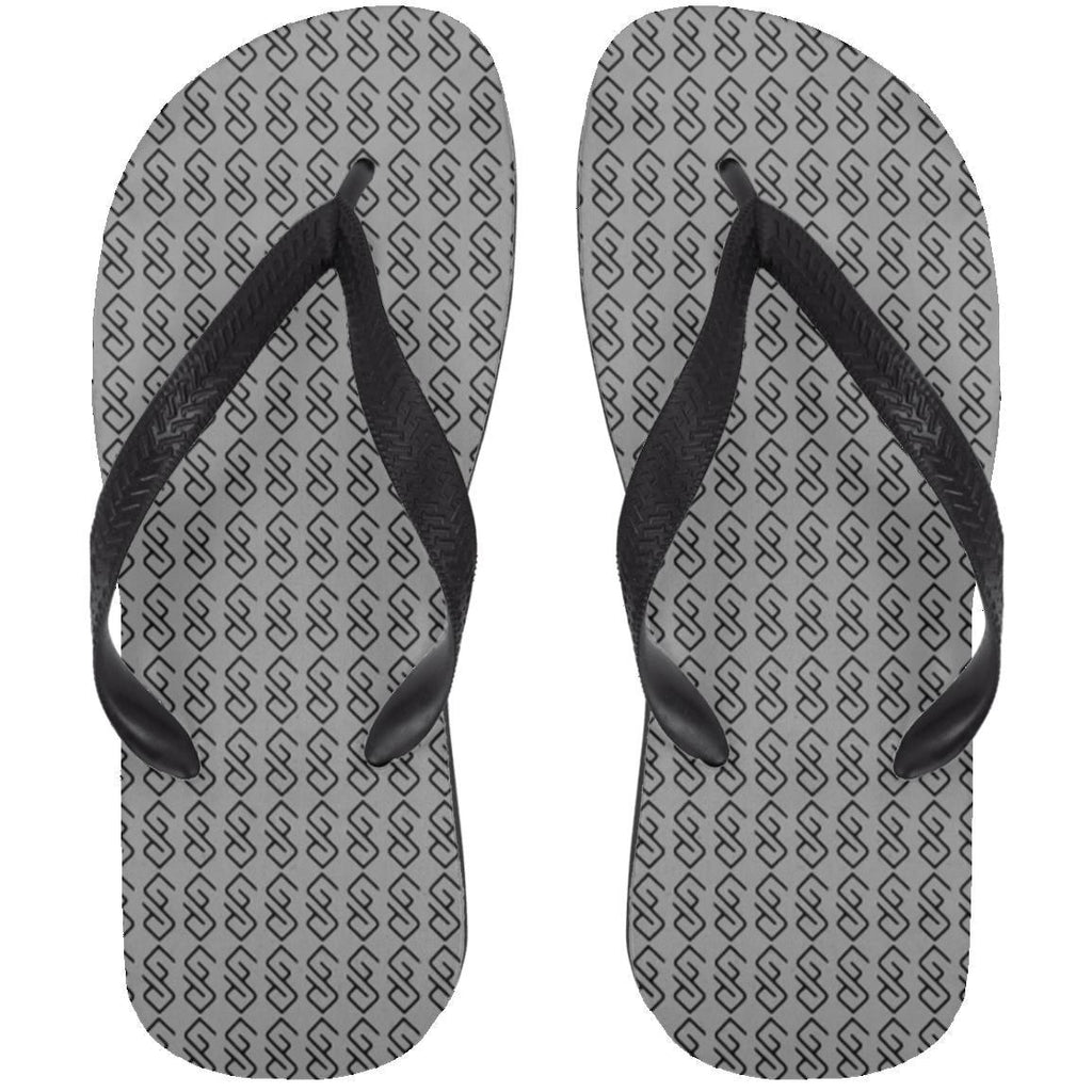 WHITE BACKGROUND LETTER BLACK COLOR( CODE #000000) copy 72033 Adult Flip Flops-GYMPOLO.COM